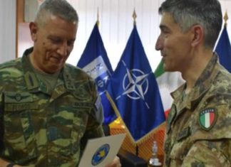 Στην Πρίστινα ο διοικητής της 1ης Στρατιάς