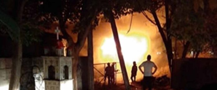 inlarissa 1 Λάρισα: Συναγερμός μέσα στη νύχτα για φωτιά στον σταθμό του ΟΣΕ